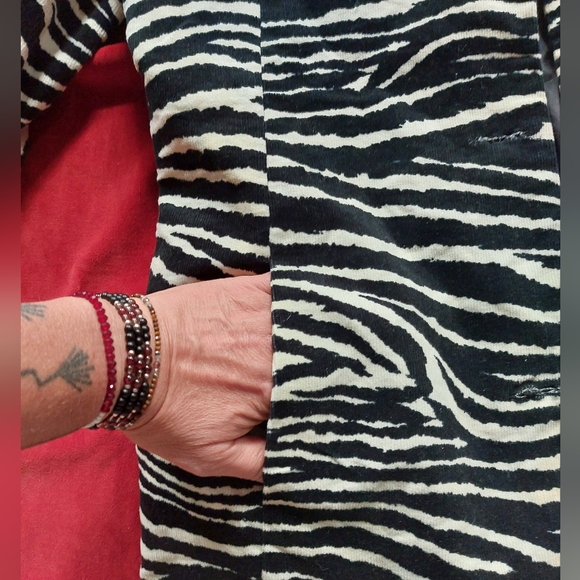 Zebra print Fall/Spring jacket - Picture 3 of 4